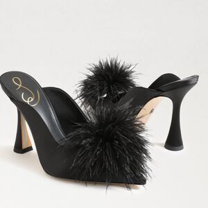 Sam Edelman ANTHONY FEATHER MULE PUMP